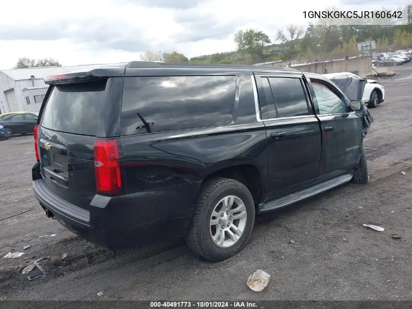 2018 Chevrolet Suburban Ls VIN: 1GNSKGKC5JR160642 Lot: 40491773