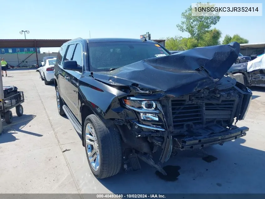 2018 Chevrolet Suburban Ls VIN: 1GNSCGKC3JR352414 Lot: 40493040