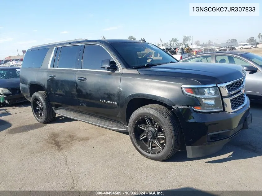 2018 Chevrolet Suburban Ls VIN: 1GNSCGKC7JR307833 Lot: 40494589