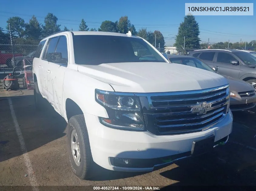 2018 Chevrolet Suburban K1500 Lt VIN: 1GNSKHKC1JR389521 Lot: 40527244