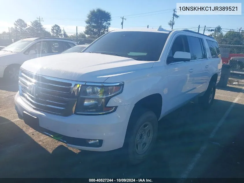 1GNSKHKC1JR389521 2018 Chevrolet Suburban K1500 Lt