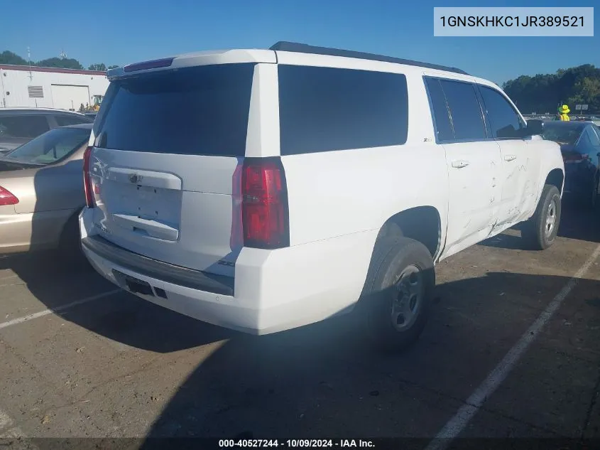 2018 Chevrolet Suburban K1500 Lt VIN: 1GNSKHKC1JR389521 Lot: 40527244