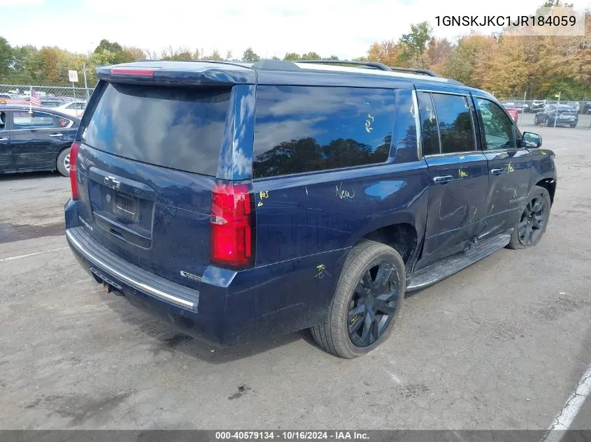 2018 Chevrolet Suburban Premier VIN: 1GNSKJKC1JR184059 Lot: 40579134