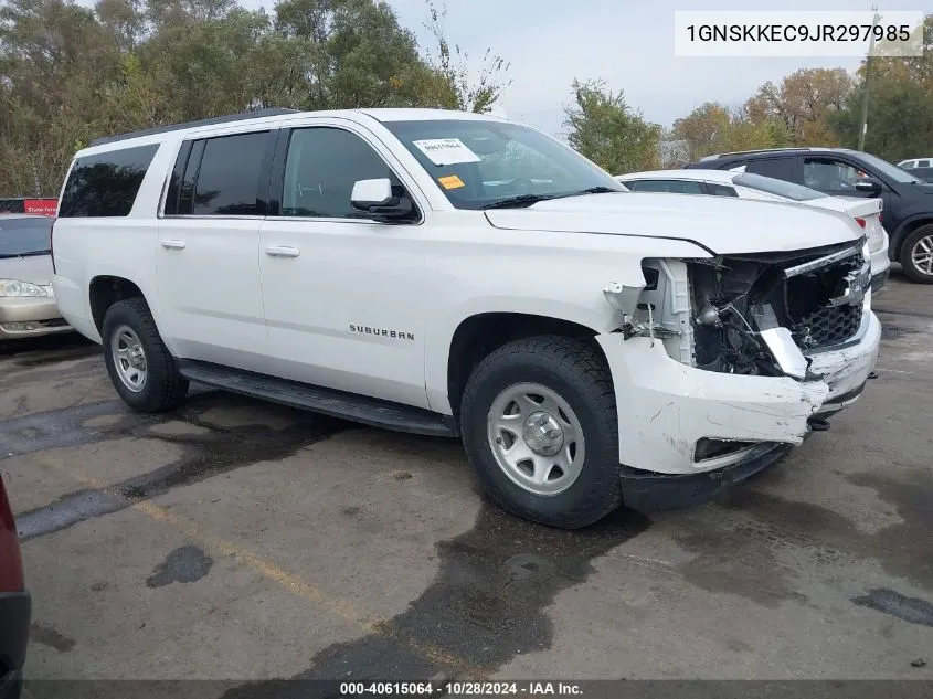 2018 Chevrolet Suburban Commercial Fleet VIN: 1GNSKKEC9JR297985 Lot: 40615064