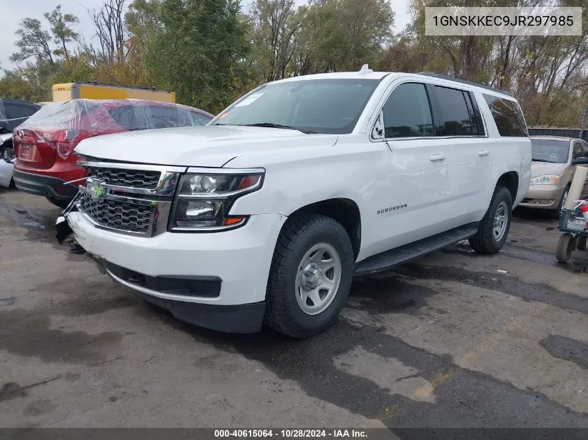 2018 Chevrolet Suburban Commercial Fleet VIN: 1GNSKKEC9JR297985 Lot: 40615064