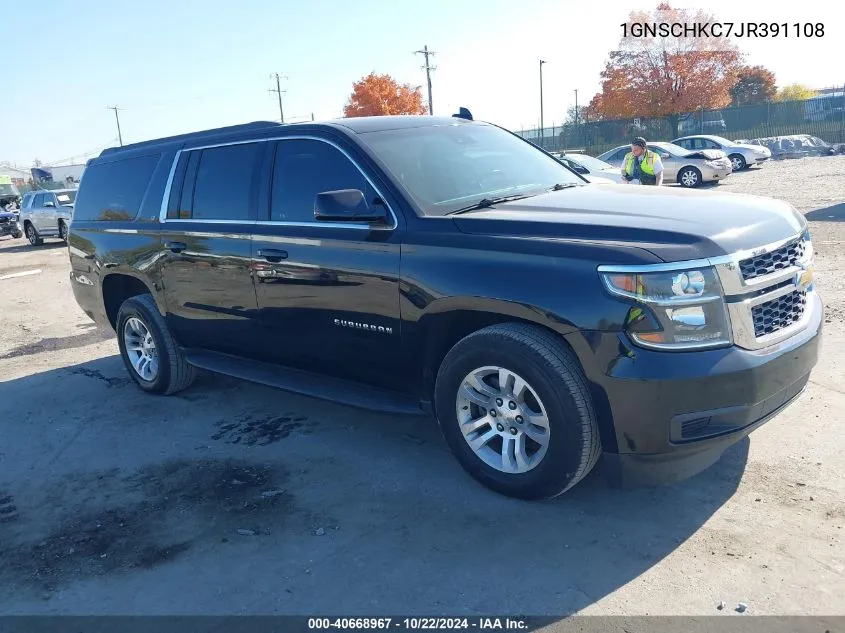 2018 Chevrolet Suburban Lt VIN: 1GNSCHKC7JR391108 Lot: 40668967