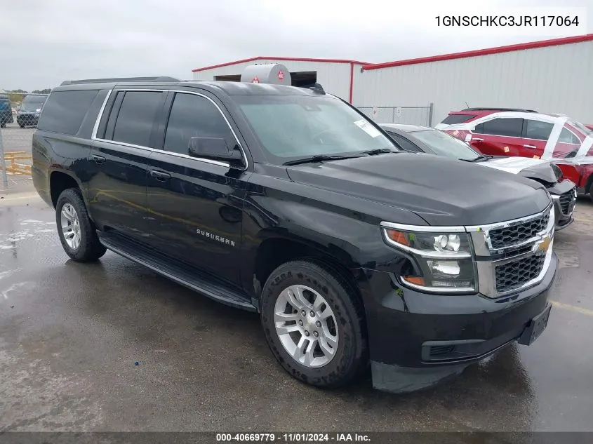 2018 Chevrolet Suburban Lt VIN: 1GNSCHKC3JR117064 Lot: 40669779