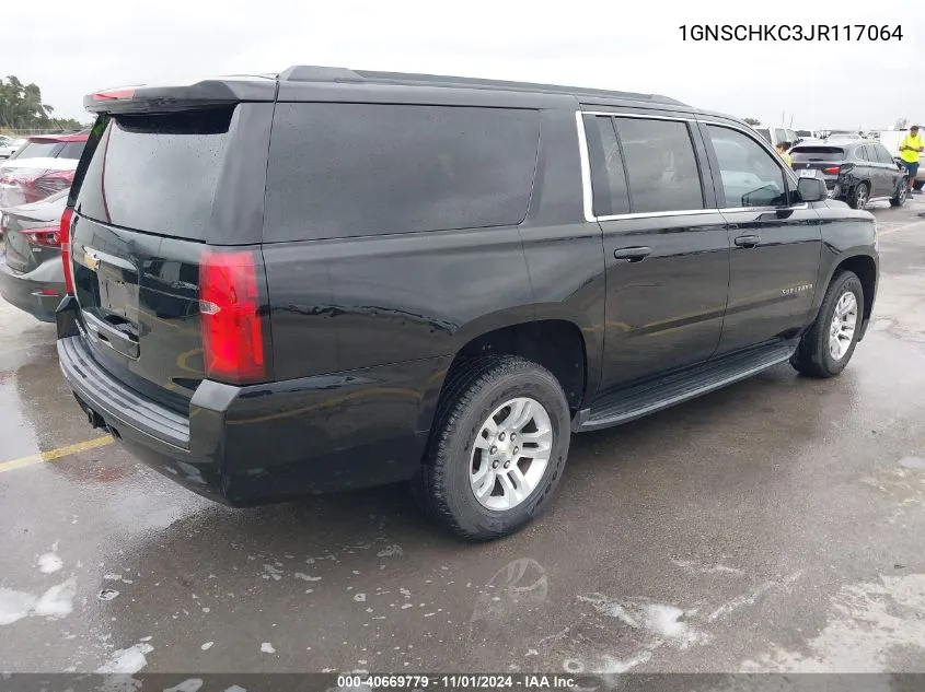 2018 Chevrolet Suburban Lt VIN: 1GNSCHKC3JR117064 Lot: 40669779