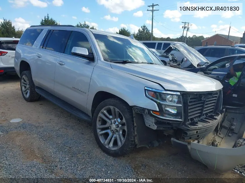 2018 Chevrolet Suburban Lt VIN: 1GNSKHKCXJR401830 Lot: 40734831