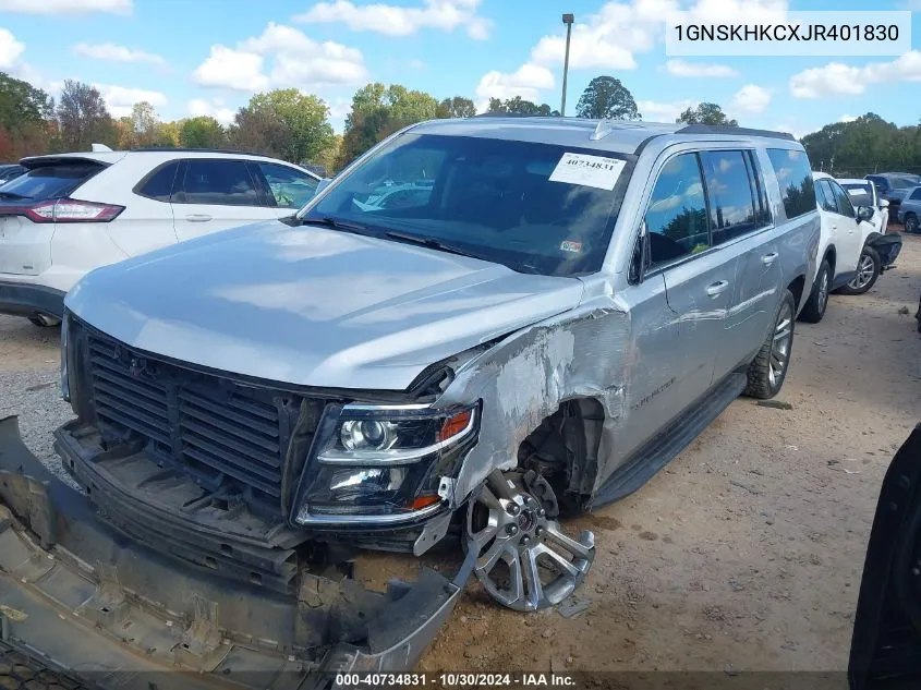 2018 Chevrolet Suburban Lt VIN: 1GNSKHKCXJR401830 Lot: 40734831