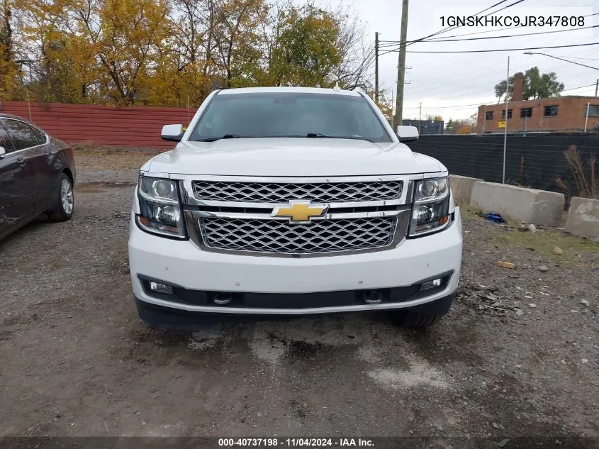 2018 Chevrolet Suburban Lt VIN: 1GNSKHKC9JR347808 Lot: 40737198