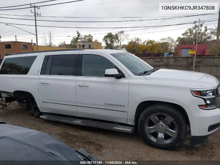 2018 Chevrolet Suburban Lt VIN: 1GNSKHKC9JR347808 Lot: 40737198