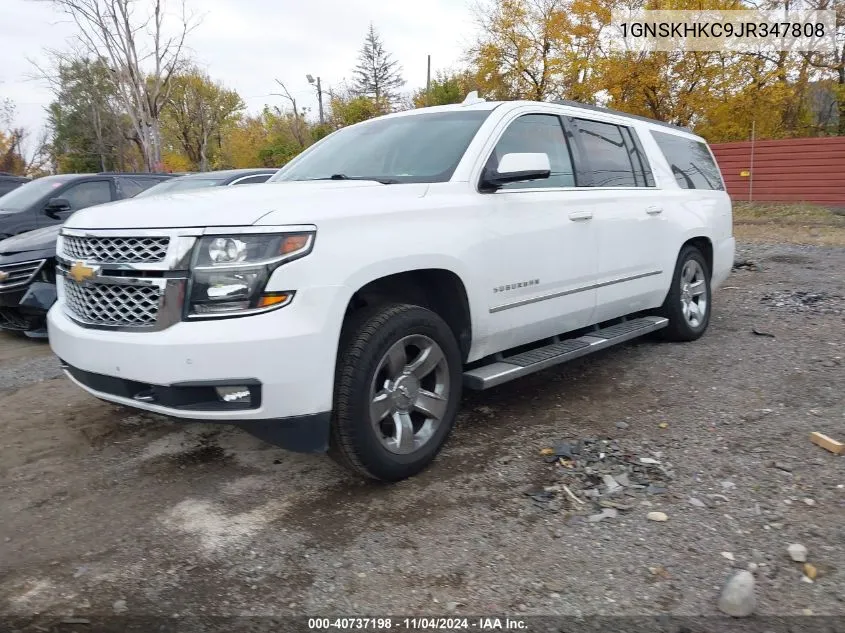 2018 Chevrolet Suburban Lt VIN: 1GNSKHKC9JR347808 Lot: 40737198