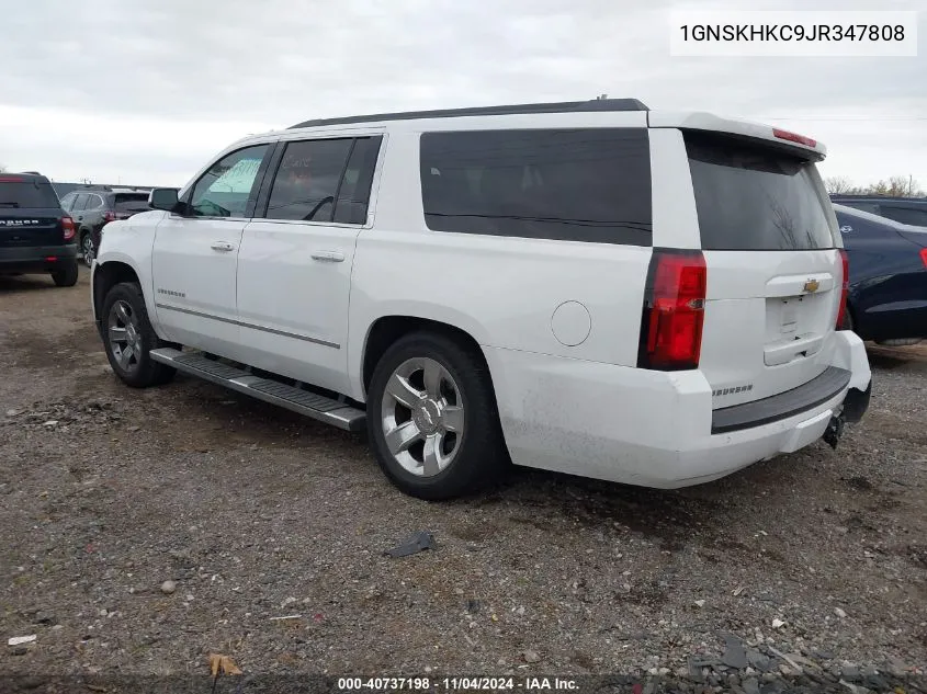 2018 Chevrolet Suburban Lt VIN: 1GNSKHKC9JR347808 Lot: 40737198