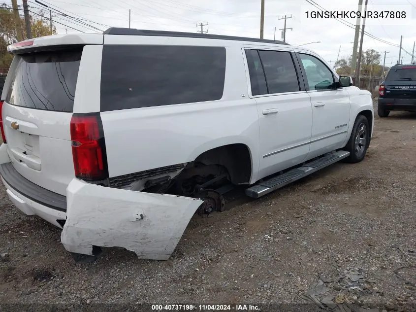 2018 Chevrolet Suburban Lt VIN: 1GNSKHKC9JR347808 Lot: 40737198