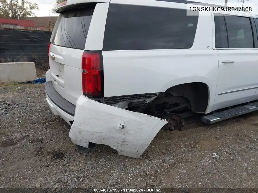 2018 Chevrolet Suburban Lt VIN: 1GNSKHKC9JR347808 Lot: 40737198