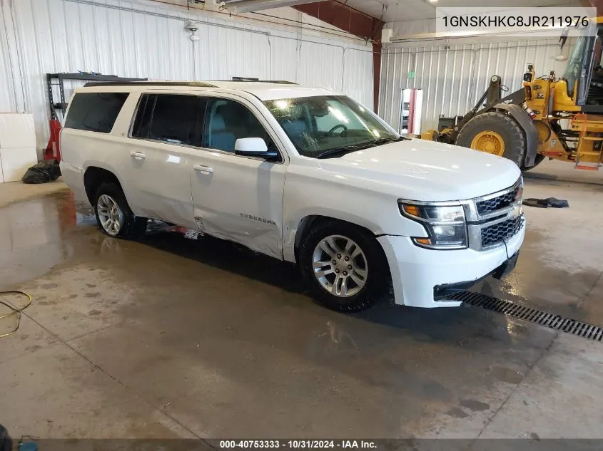 2018 Chevrolet Suburban Lt VIN: 1GNSKHKC8JR211976 Lot: 40753333