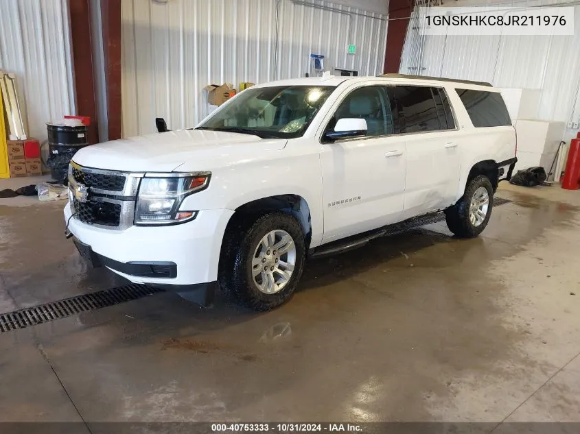 2018 Chevrolet Suburban Lt VIN: 1GNSKHKC8JR211976 Lot: 40753333