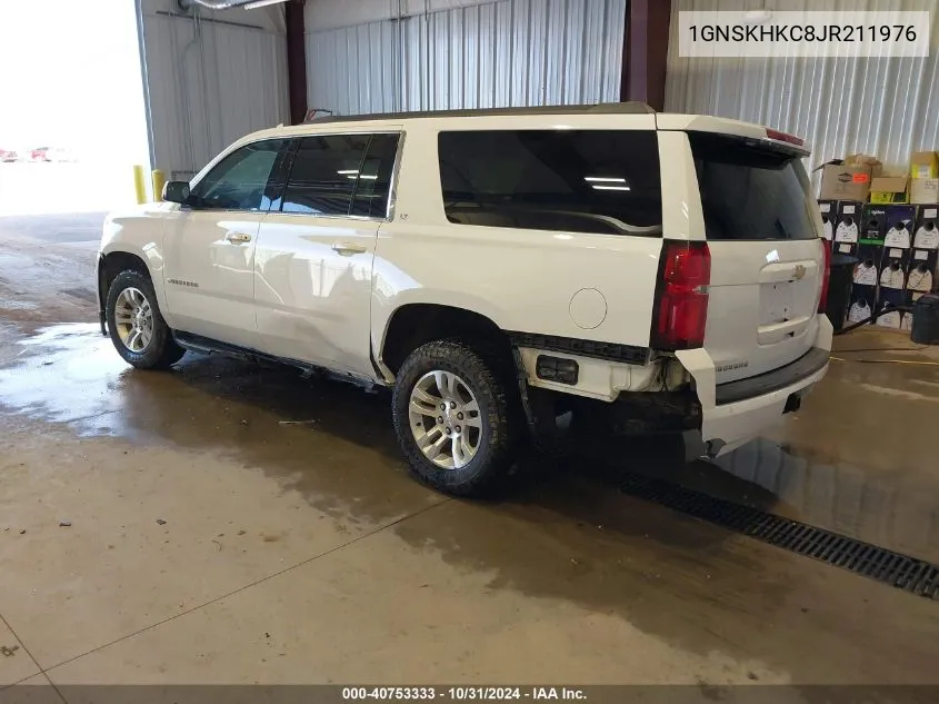 2018 Chevrolet Suburban Lt VIN: 1GNSKHKC8JR211976 Lot: 40753333