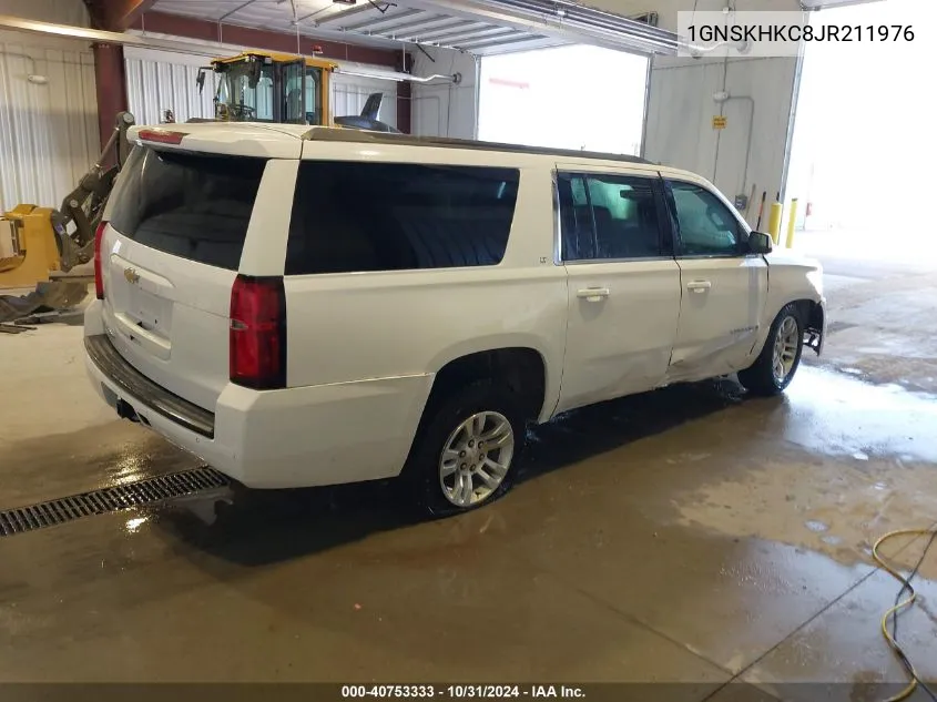 2018 Chevrolet Suburban Lt VIN: 1GNSKHKC8JR211976 Lot: 40753333