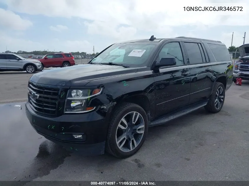 2018 Chevrolet Suburban Premier VIN: 1GNSCJKC6JR346572 Lot: 40774097