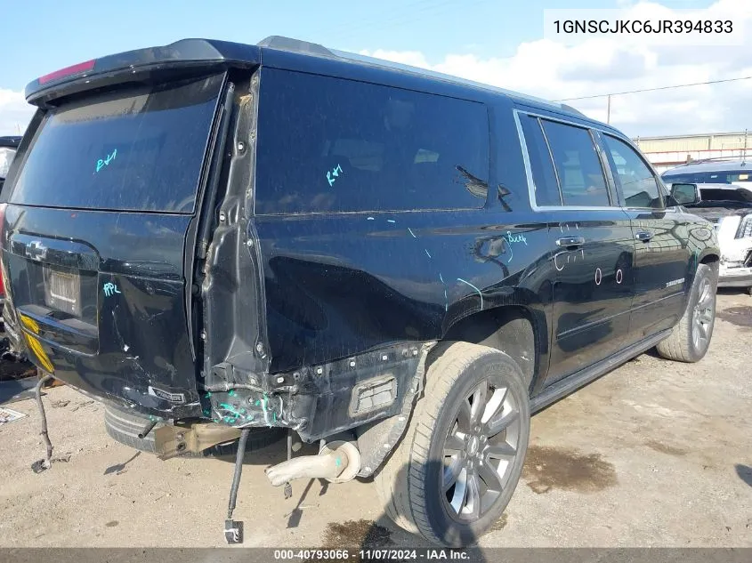 2018 Chevrolet Suburban Premier VIN: 1GNSCJKC6JR394833 Lot: 40793066