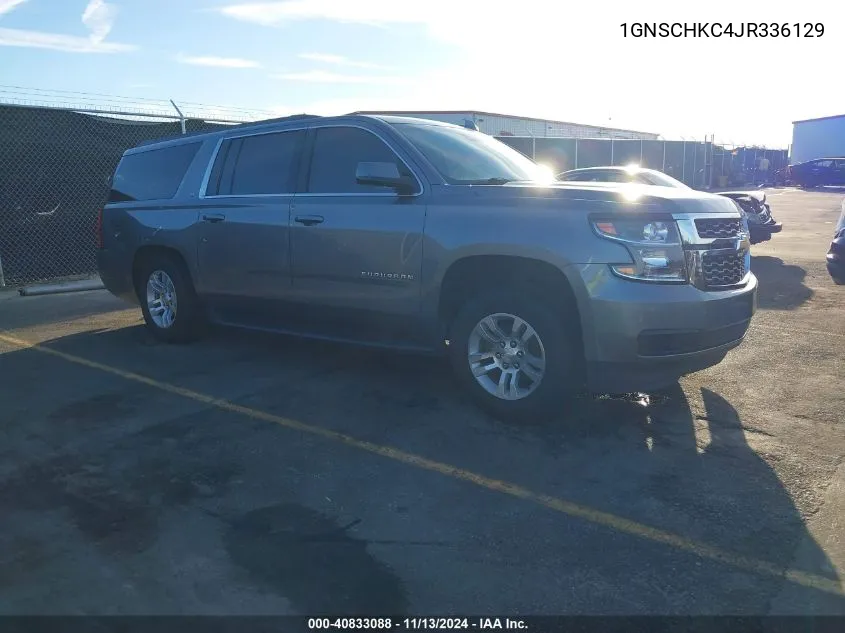 2018 Chevrolet Suburban Lt VIN: 1GNSCHKC4JR336129 Lot: 40833088