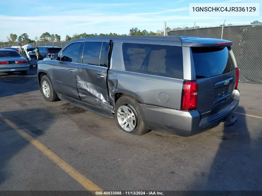 2018 Chevrolet Suburban Lt VIN: 1GNSCHKC4JR336129 Lot: 40833088