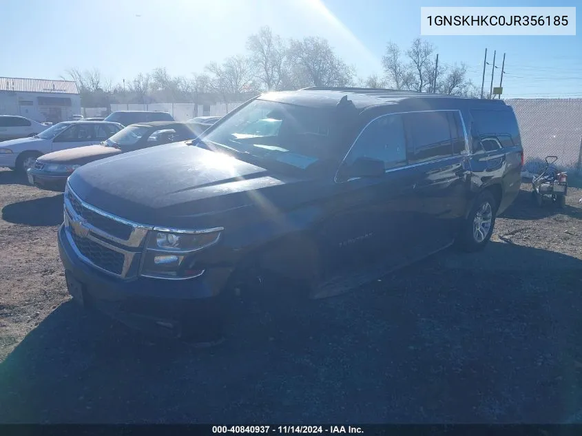 2018 Chevrolet Suburban Lt VIN: 1GNSKHKC0JR356185 Lot: 40840937