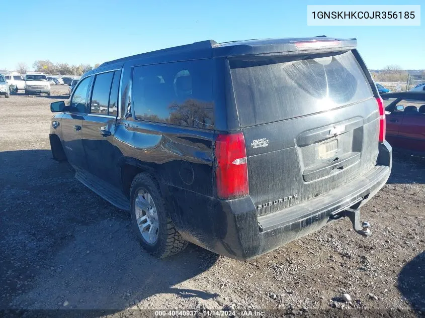 2018 Chevrolet Suburban Lt VIN: 1GNSKHKC0JR356185 Lot: 40840937