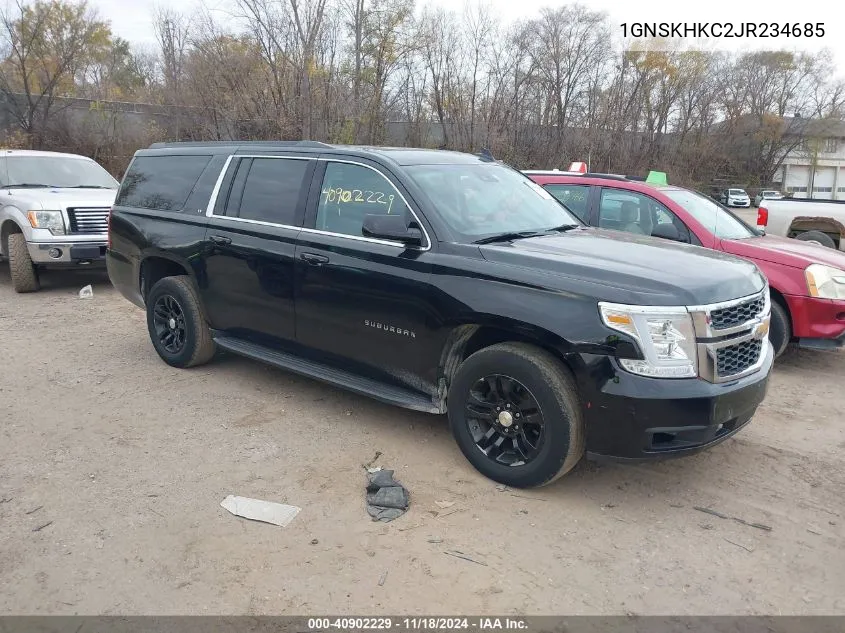 2018 Chevrolet Suburban Lt VIN: 1GNSKHKC2JR234685 Lot: 40902229