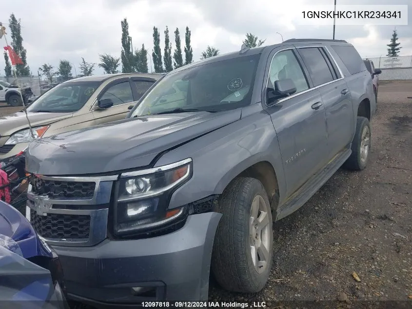 2019 Chevrolet Suburban VIN: 1GNSKHKC1KR234341 Lot: 12097818