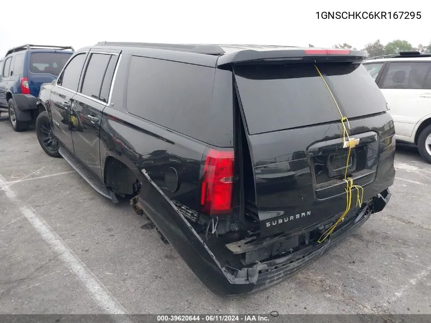 1GNSCHKC6KR167295 2019 Chevrolet Suburban Lt