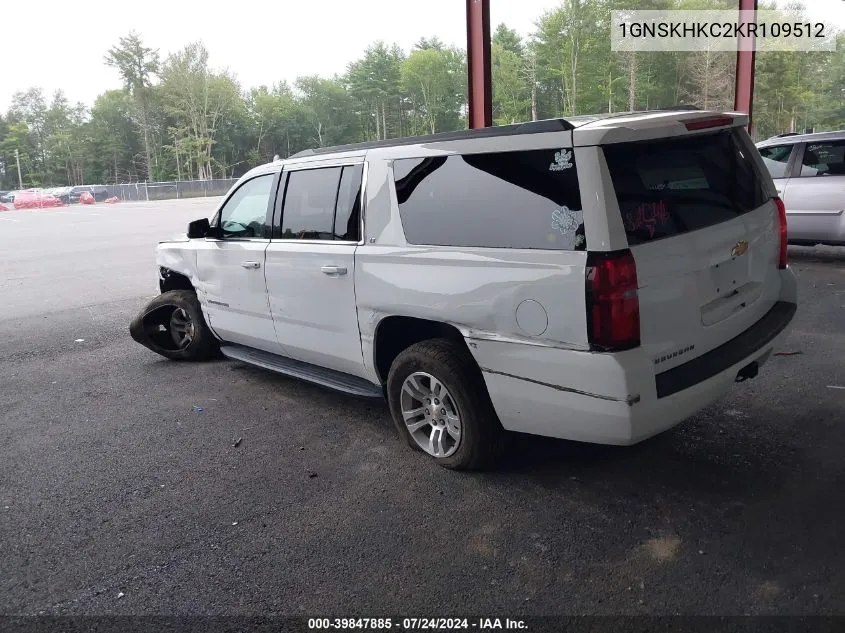 1GNSKHKC2KR109512 2019 Chevrolet Suburban Lt