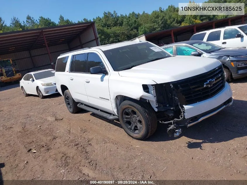 2019 Chevrolet Suburban Lt VIN: 1GNSKHKCXKR185625 Lot: 40190897