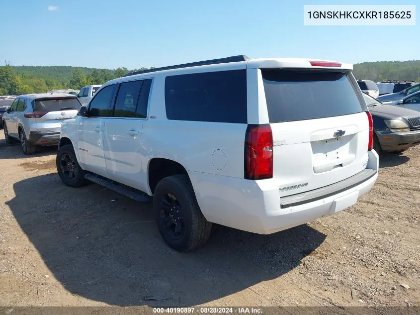 2019 Chevrolet Suburban Lt VIN: 1GNSKHKCXKR185625 Lot: 40190897