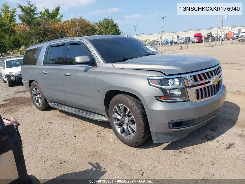 1GNSCHKCXKR176940 2019 Chevrolet Suburban Lt