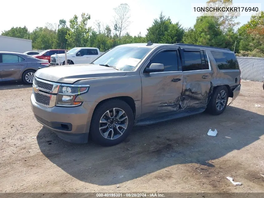 1GNSCHKCXKR176940 2019 Chevrolet Suburban Lt