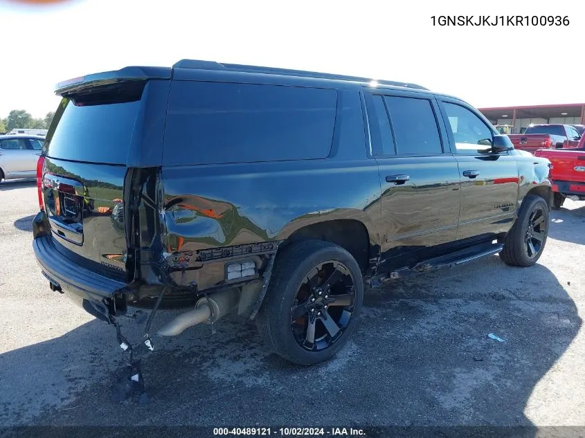 2019 Chevrolet Suburban Premier VIN: 1GNSKJKJ1KR100936 Lot: 40489121