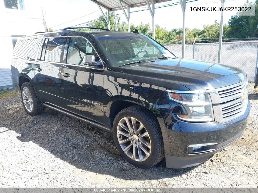 2019 Chevrolet Suburban Premier VIN: 1GNSKJKJ6KR253022 Lot: 40516462