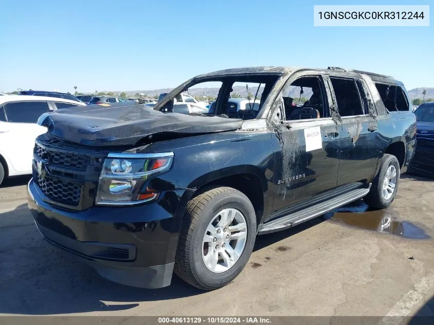 2019 Chevrolet Suburban Ls VIN: 1GNSCGKC0KR312244 Lot: 40613129