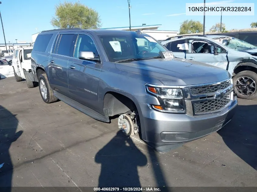 2019 Chevrolet Suburban Lt VIN: 1GNSCHKC7KR328284 Lot: 40652979