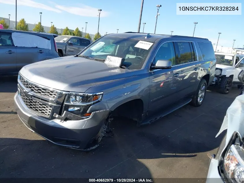 2019 Chevrolet Suburban Lt VIN: 1GNSCHKC7KR328284 Lot: 40652979