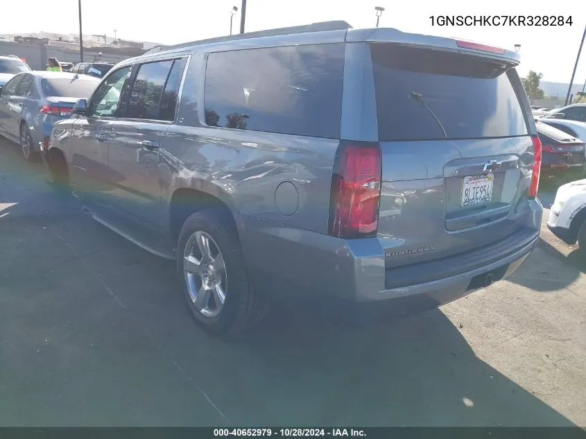 2019 Chevrolet Suburban Lt VIN: 1GNSCHKC7KR328284 Lot: 40652979