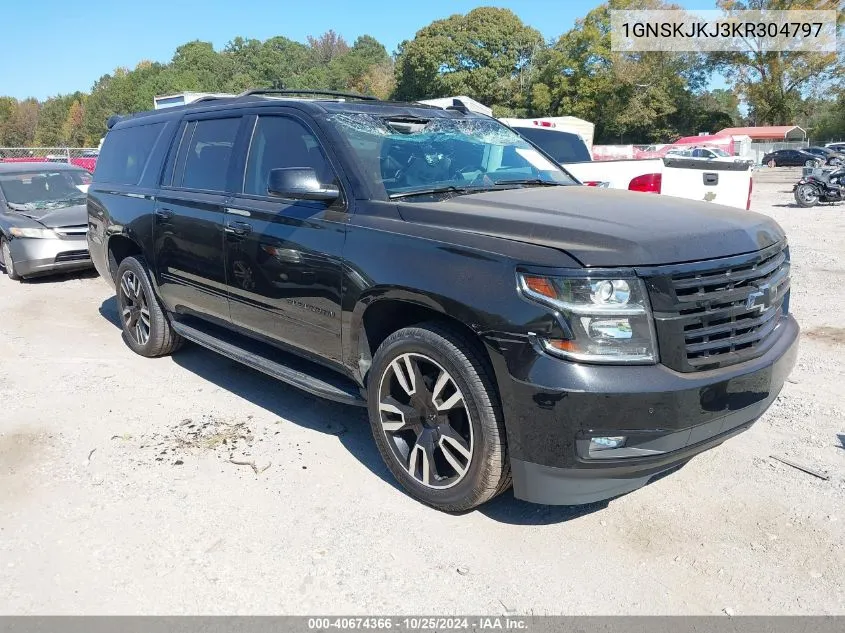 2019 Chevrolet Suburban Premier VIN: 1GNSKJKJ3KR304797 Lot: 40674366