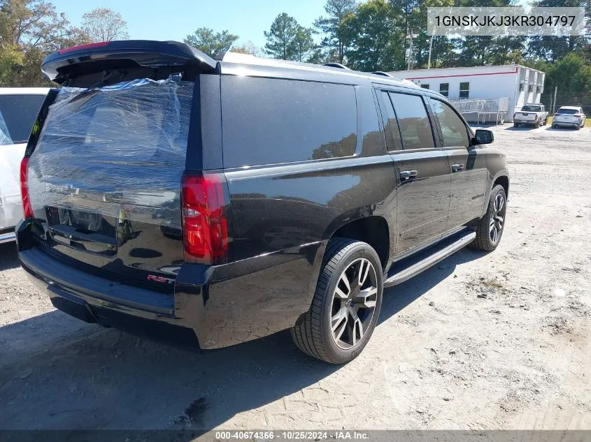 2019 Chevrolet Suburban Premier VIN: 1GNSKJKJ3KR304797 Lot: 40674366