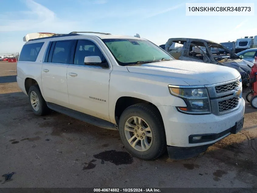 2019 Chevrolet Suburban Lt VIN: 1GNSKHKC8KR348773 Lot: 40674882