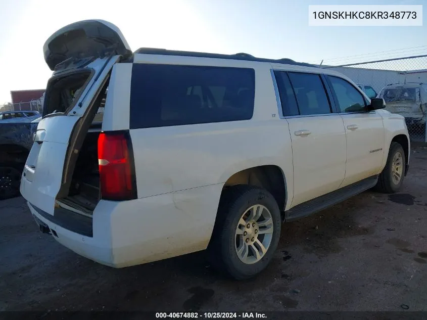 2019 Chevrolet Suburban Lt VIN: 1GNSKHKC8KR348773 Lot: 40674882