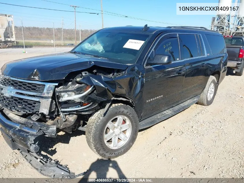 2019 Chevrolet Suburban Lt VIN: 1GNSKHKCXKR409167 Lot: 40698537