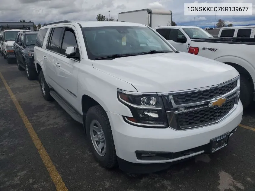 2019 Chevrolet Suburban K1500 VIN: 1GNSKKEC7KR139677 Lot: 40731374